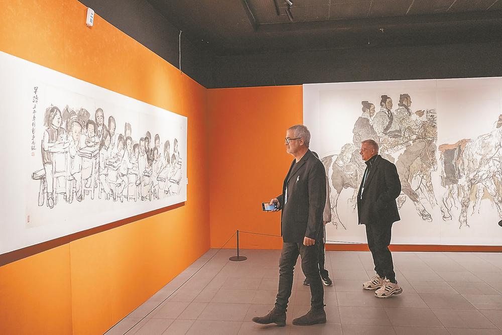 Five -star out of the ＂Belt and Road＂ international art exhibition development