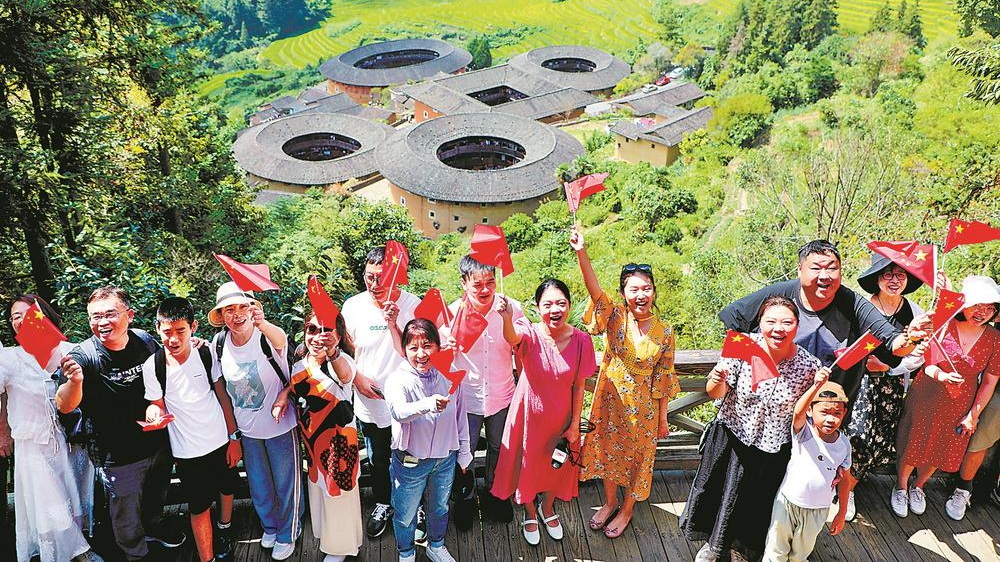 向祖国献上祝福