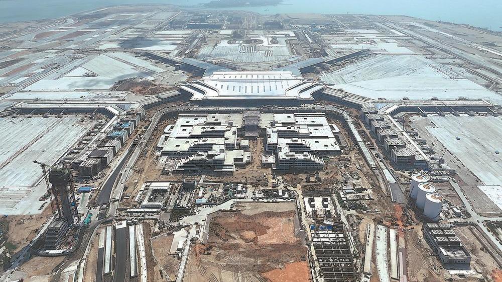 厦门翔安国际机场工程建设现场