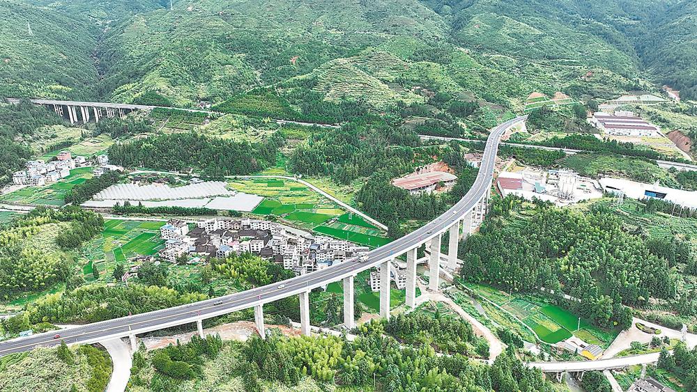 宁德首条跨高速县道建成通车
