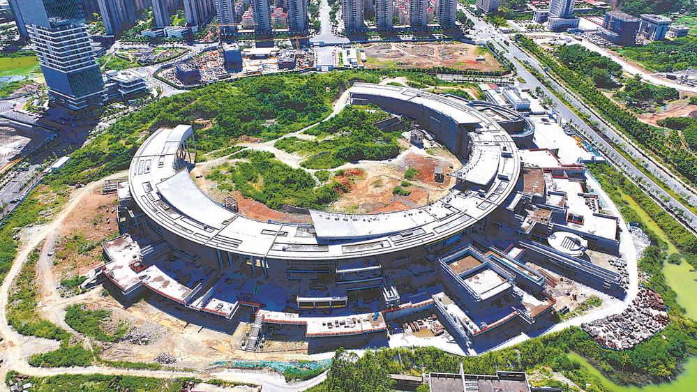 南安市城市文化旅游综合体项目近期完成了内部砌体结构施工