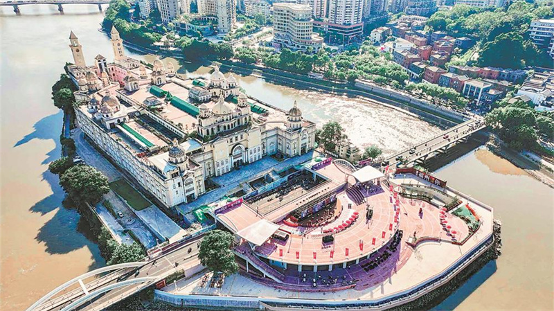 福州中洲岛A区完成改造升级
