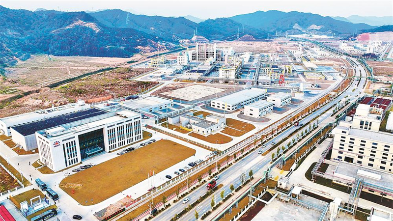 三爱富（邵武）氟化学产业基地项目建设现场