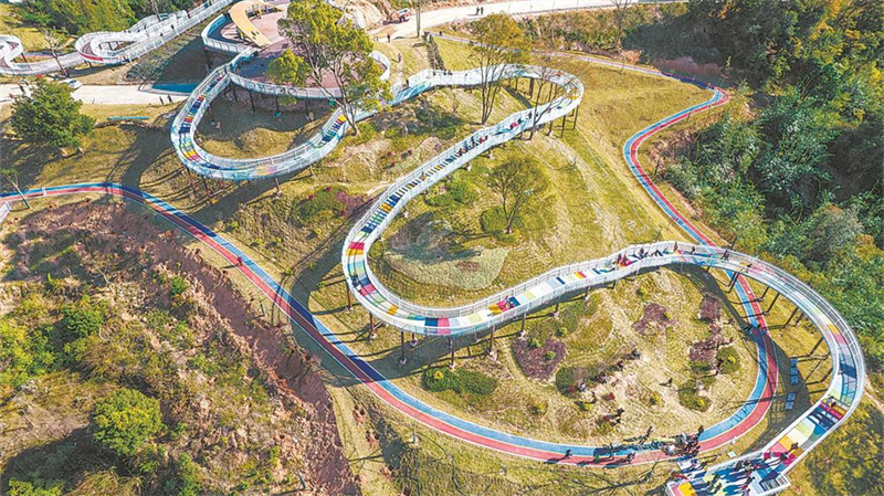 永春县万安公园主体工程全面完工