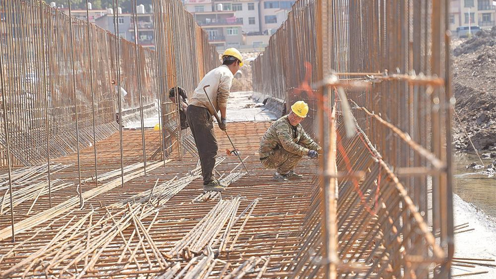 宁德市城澳片区防洪排涝工程项目80余名建设者坚守一线