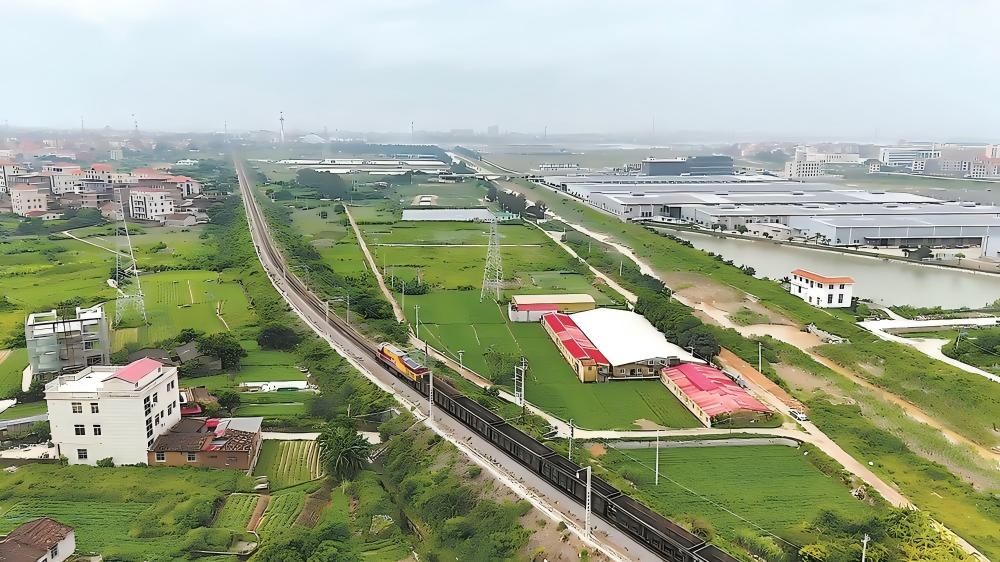 湄洲湾港口铁路支线升级