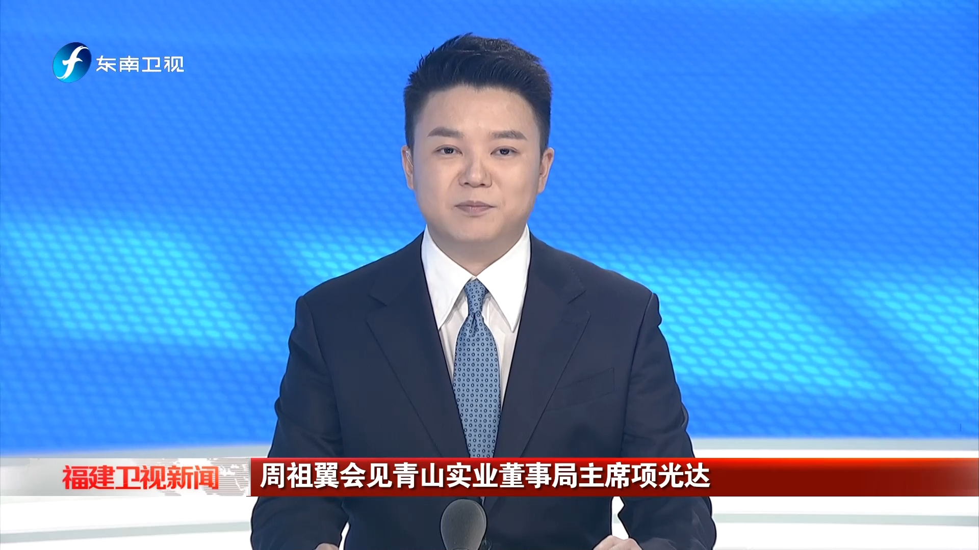 周祖翼会见青山实业董事局主席项光达