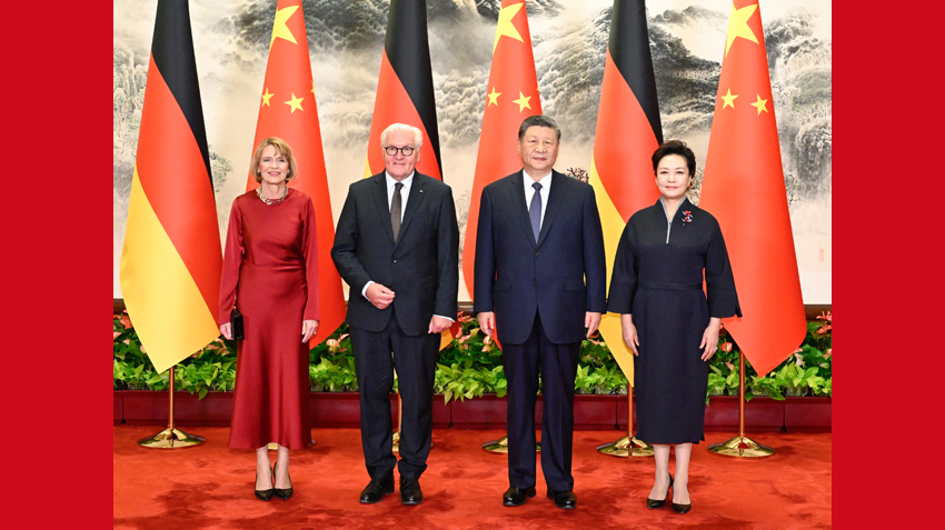 习近平同德国总统施泰因迈尔会谈